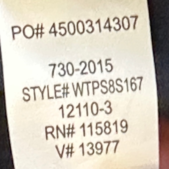 Worthington Petite Navy Straight Leg Pants NWT Size 8P - Picture 4 of 4